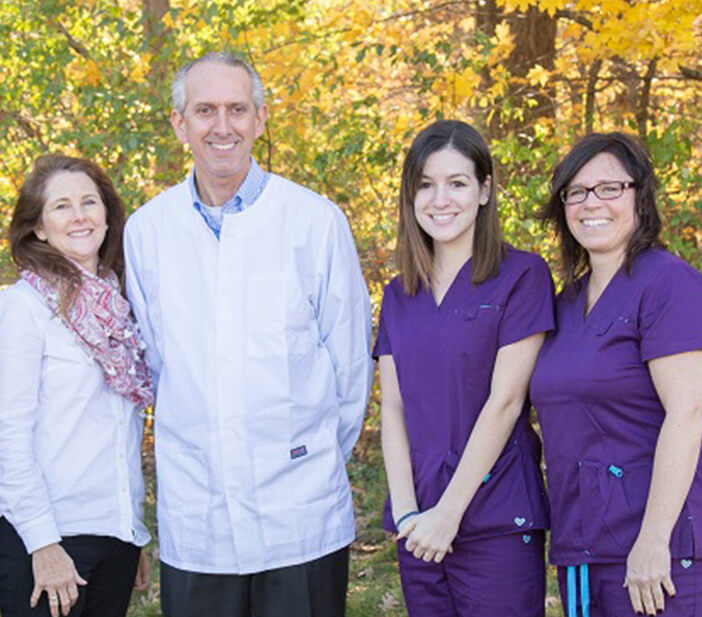North Andover dentist and dental team