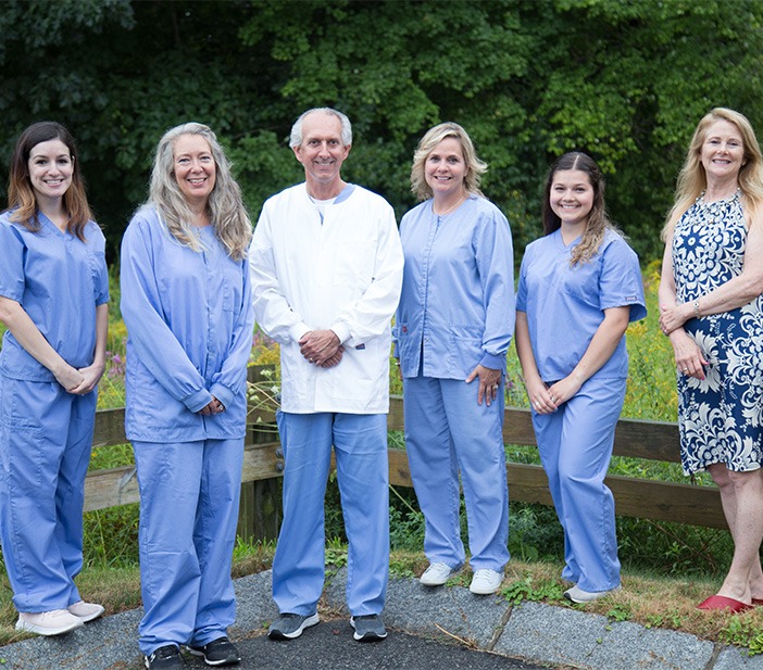 North Andover dentist and dental team