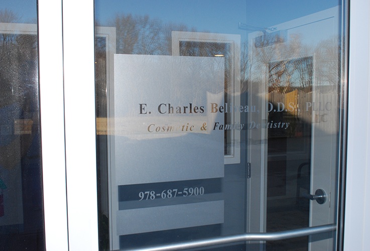 Front entrance of North Andover Massachusetts dental office