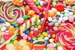 A pile of candy